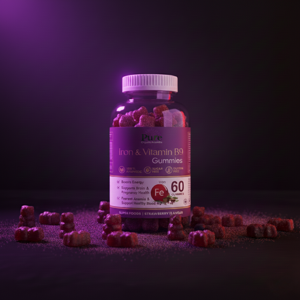 Pure Organics Australia IRON-B9 Gummies