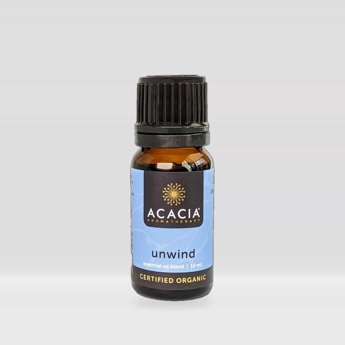 Acacia AromaTherapy Unwind Certified Organic Essential Oil Blend 10ml