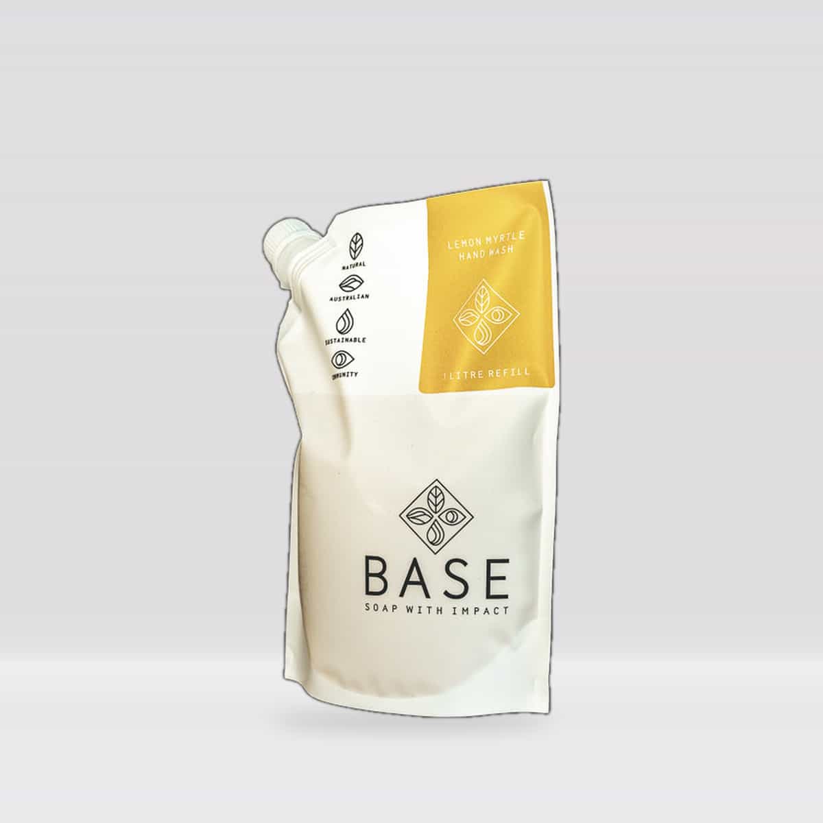 Base Soaps Lemon Myrtle Hand Wash Refill 1L