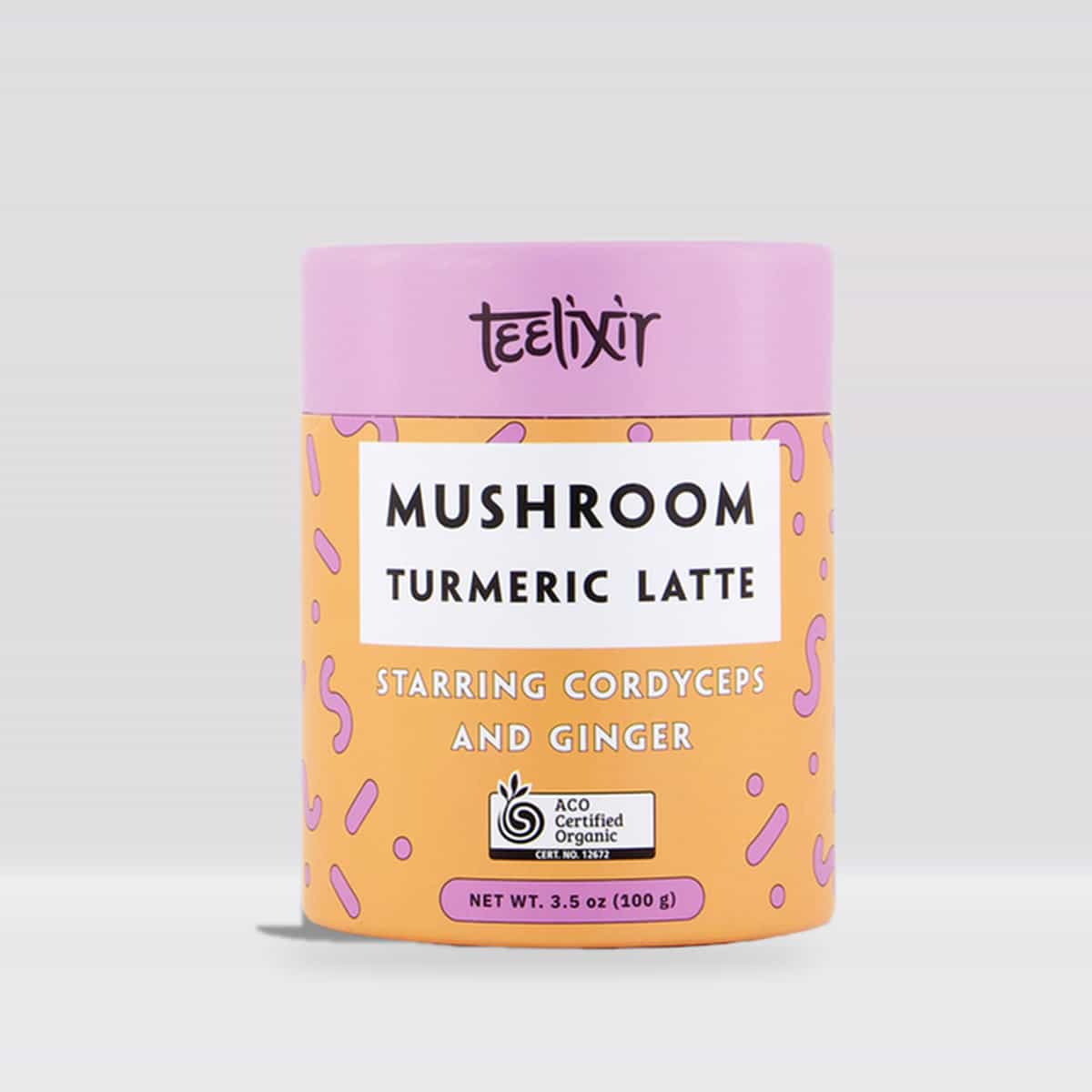 Teelixir Mushroom Turmeric Latte with Cordyceps