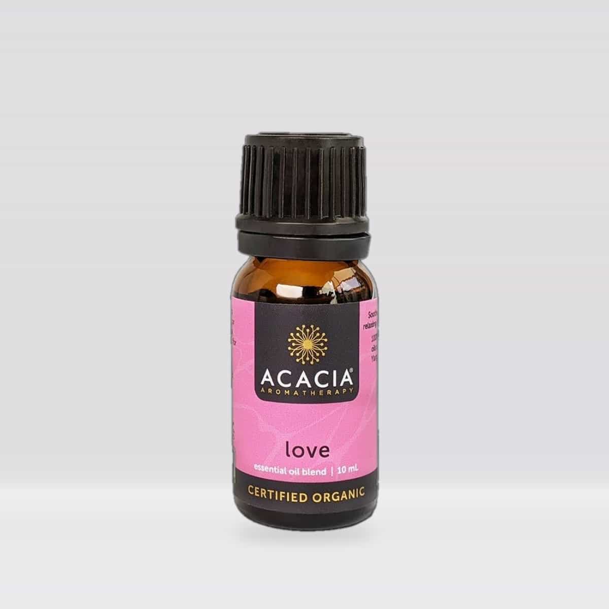 Acacia AromaTherapy Love Certified Organic Essential Oil Blend 10ml