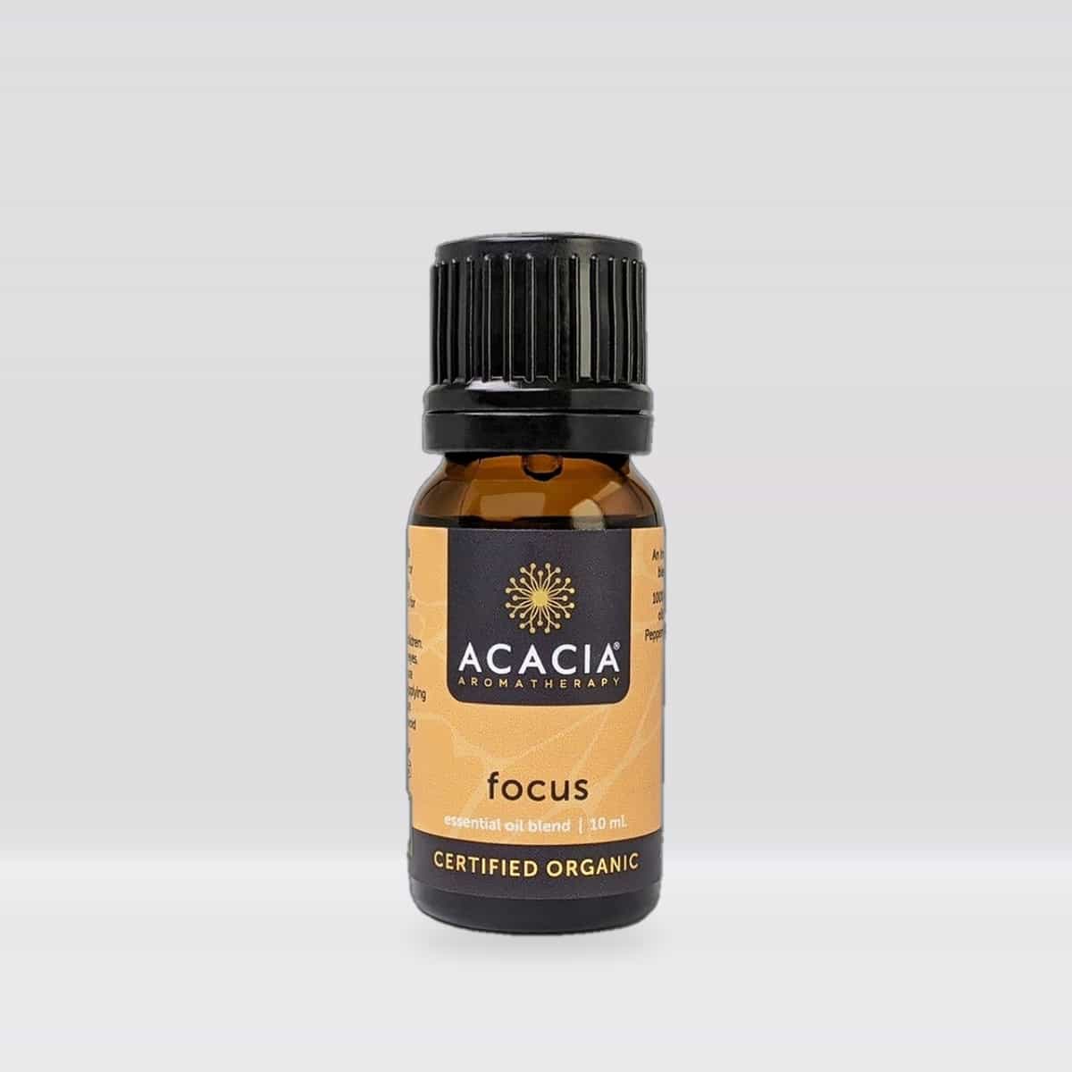 Acacia AromaTherapy Focus Certified Organic Essential Oil Blend 10ml