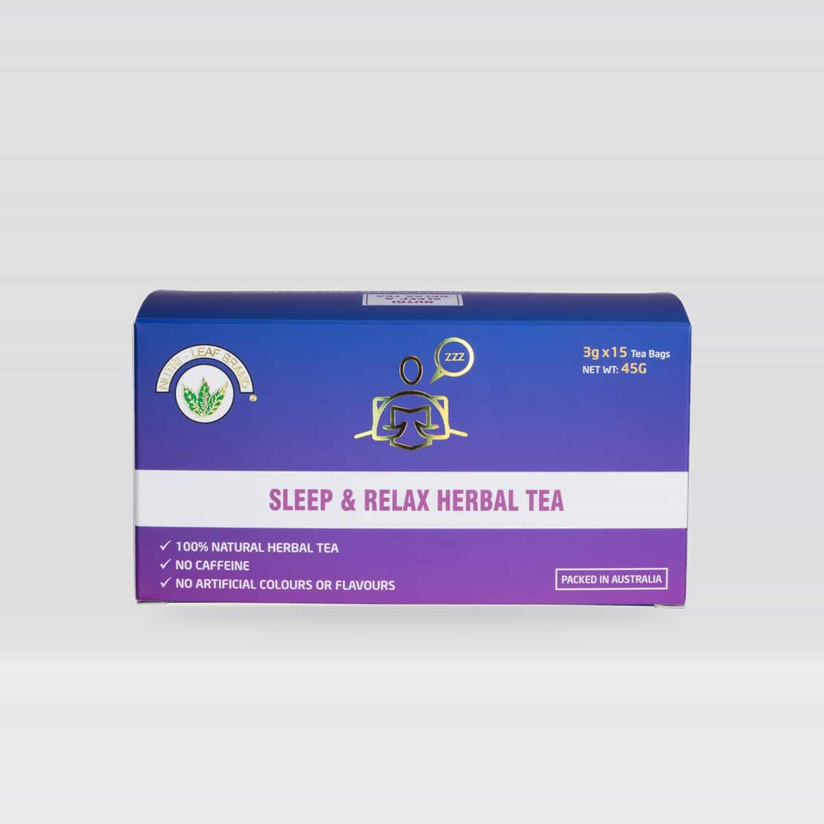 Nutrileaf Sleep and Relax Herbal Tea 15 Bags