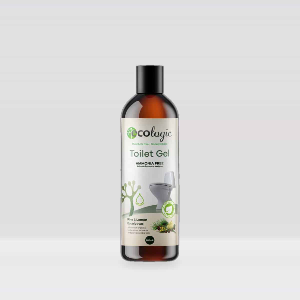 ECOLogic Pine & Lemon Eucalyptus Toilet Cleaning Gel 500ml