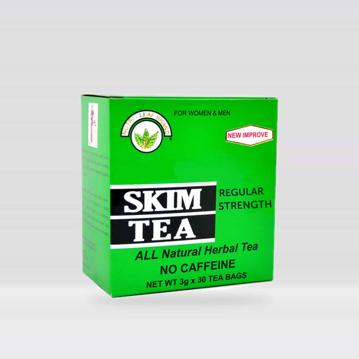 Nutrileaf Nutri Leaf  Skim/Slim Tea Dieters Regular Strength 30 Tea Bags