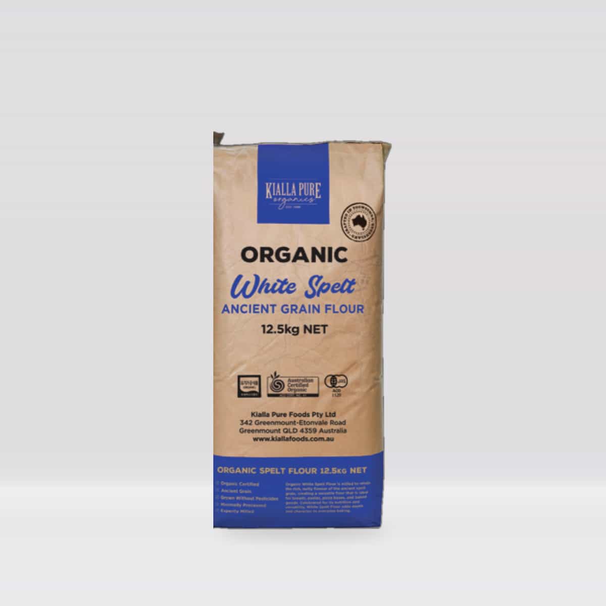 Kialla Pure Foods Organic Spelt Flour 12.5kg