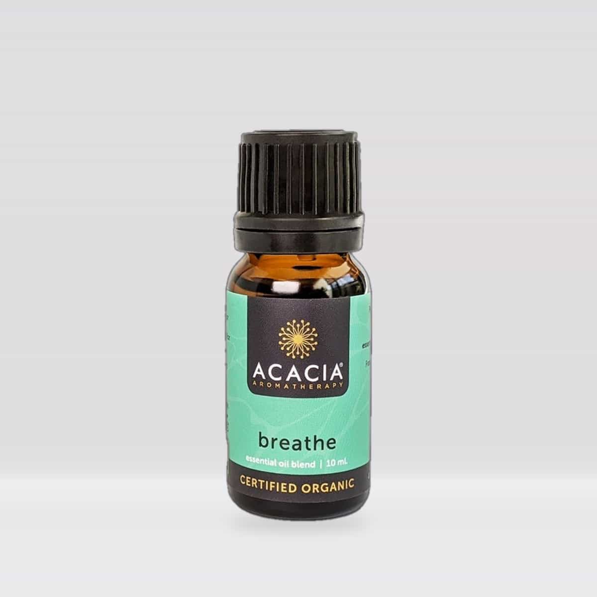 Acacia AromaTherapy Breathe Certified Organic Essential Oil Blend 10ml