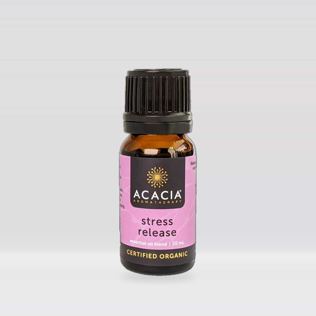Acacia AromaTherapy Stress Release Certified Organic Essential Oil Blend 10ml