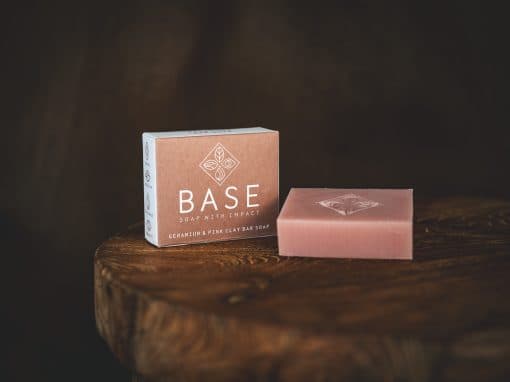 Base Soaps Geranium & Pink Clay Bar Soap
