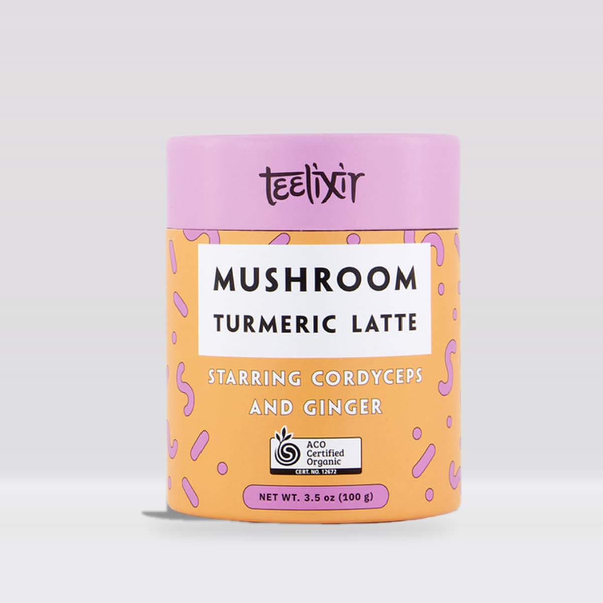 Teelixir Mushroom Turmeric Latte with Cordyceps