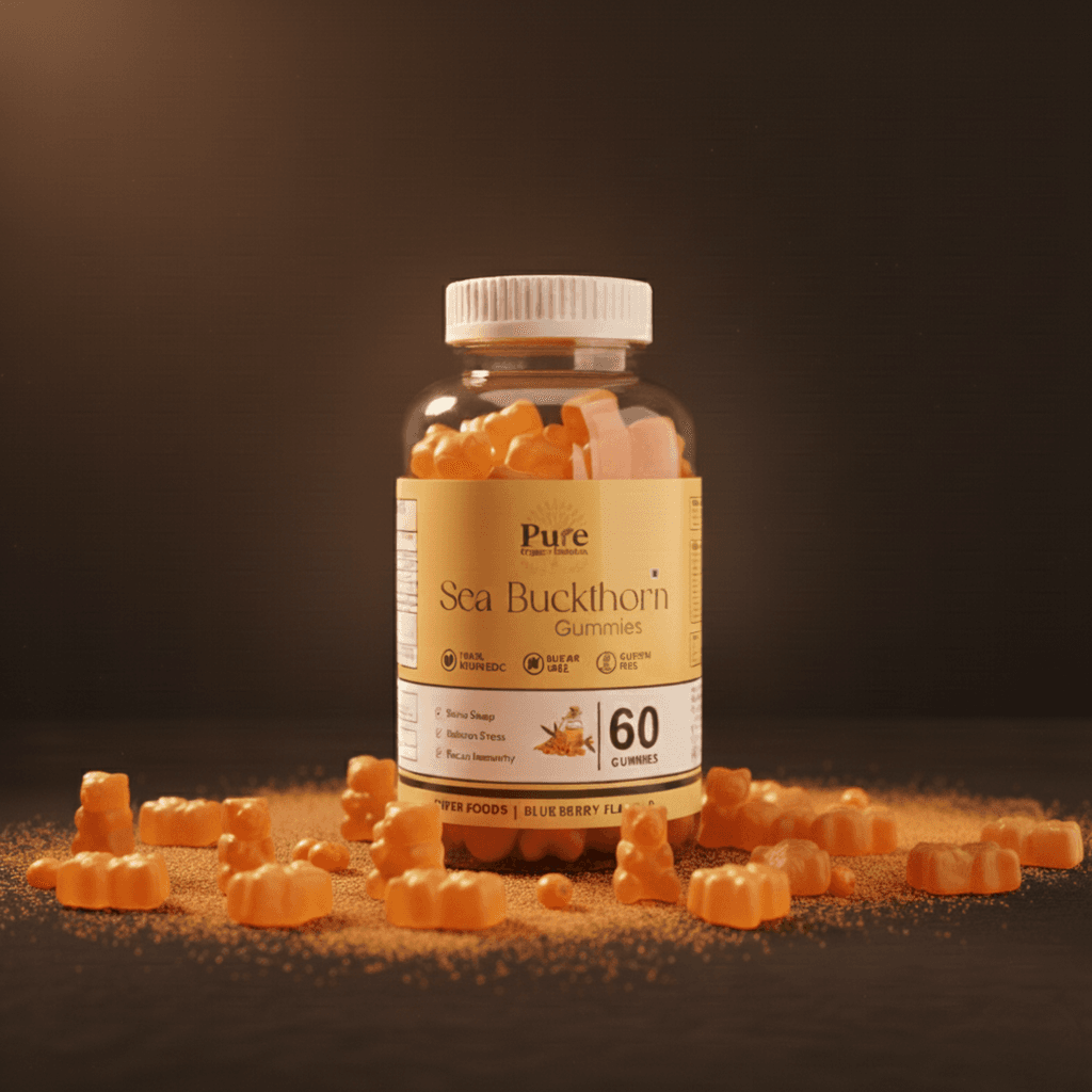 Pure Organics Australia Sea Buckthorn Gummies 60 Gummies