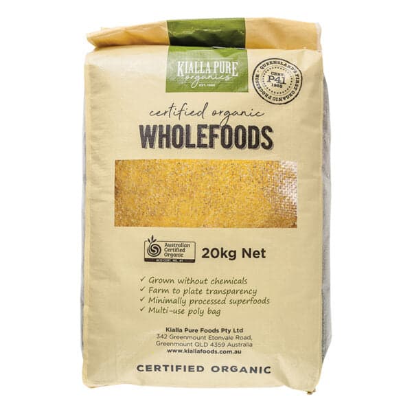 Kialla Pure Foods Organic Rustic Polenta 20kg