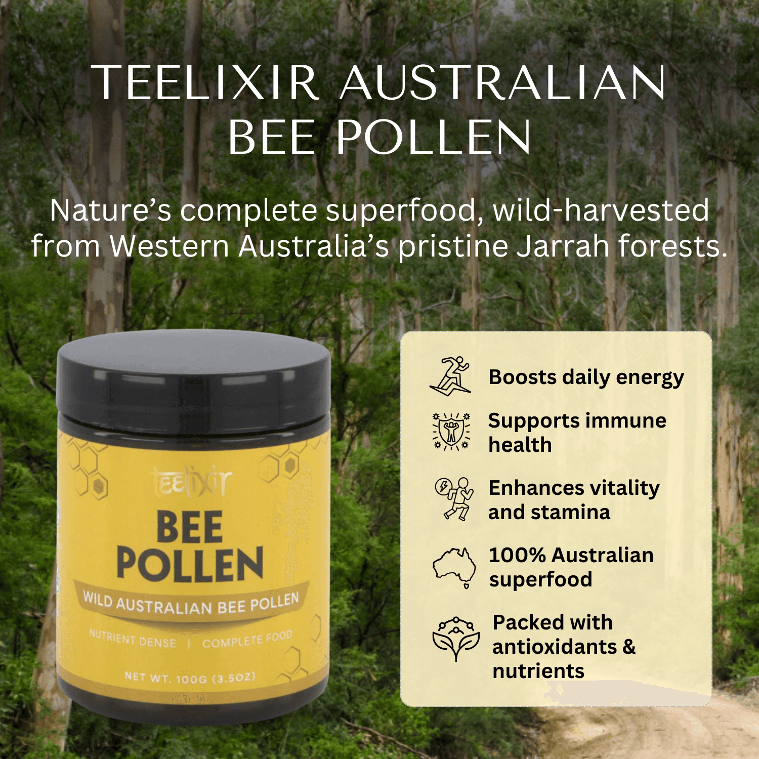 Teelixir Australian Bee Pollen 100g