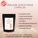 Teelixir Australian Grown Lions Mane 90 Capsules - thumbnail 2