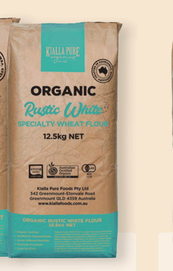 Kialla Pure Foods Organic Rustic White Flour 12.5kg