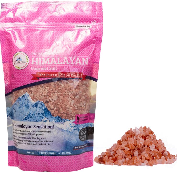 Pink Himalayan Coarse Cooking Salt 1kg