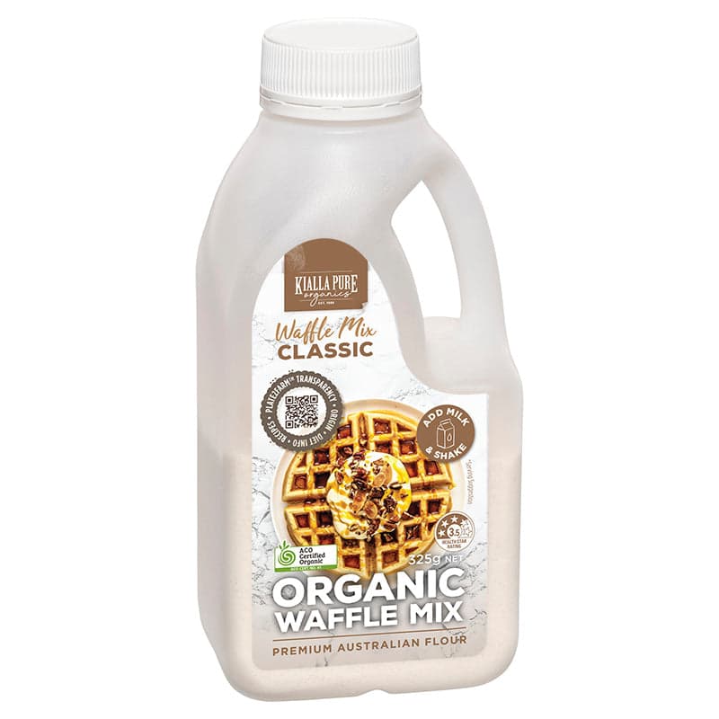 Kialla Pure Organics Organic Waffle Mix Classic 325g