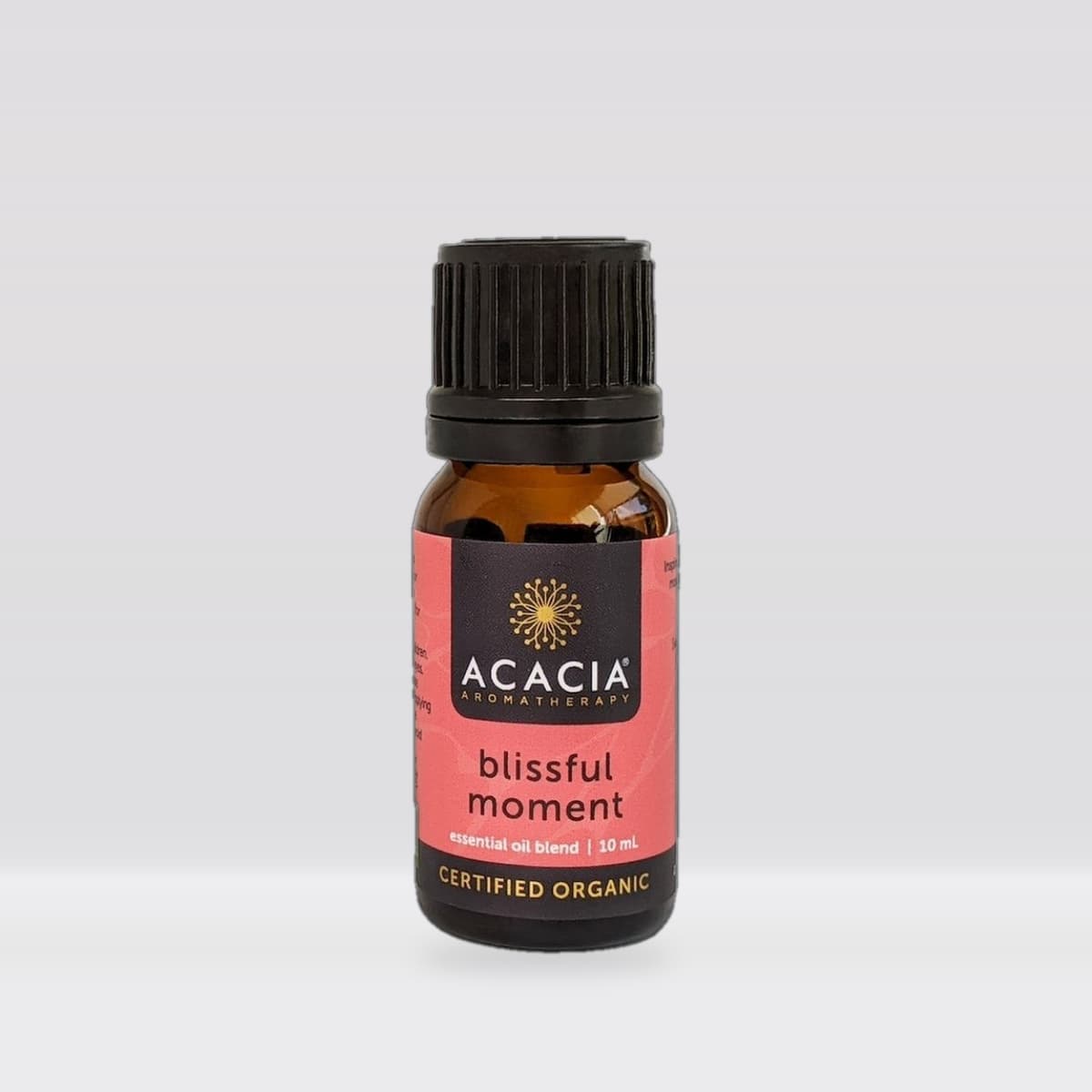 Acacia AromaTherapy Blissful Moment Certified Organic Essential Oil Blend 10ml