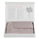 White Lotus 19 Momme Pure Silk Pillowcase - Pearl Grey - thumbnail 1