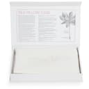 White Lotus 19 Momme Pure Silk Pillowcase - White - thumbnail 1