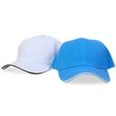 White Lotus Pure Silk Lined Sports Cap - Sky Blue - thumbnail 5