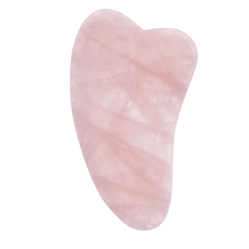 White Lotus Rose Quartz Gua Sha