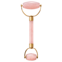 White Lotus Double Headed Rose Quartz Roller - thumbnail 1
