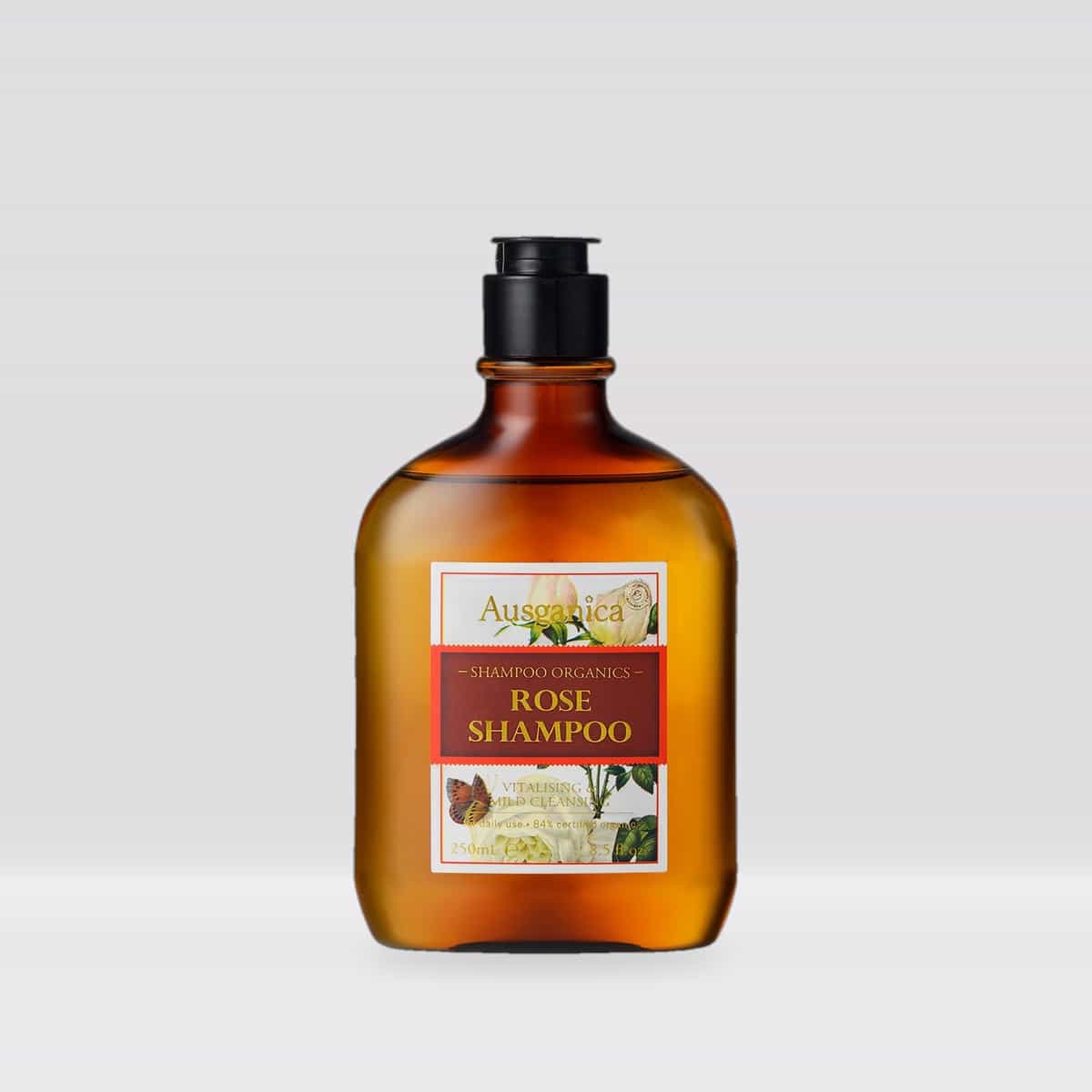 Ausganica Certified Organic Rose Shampoo 250ml