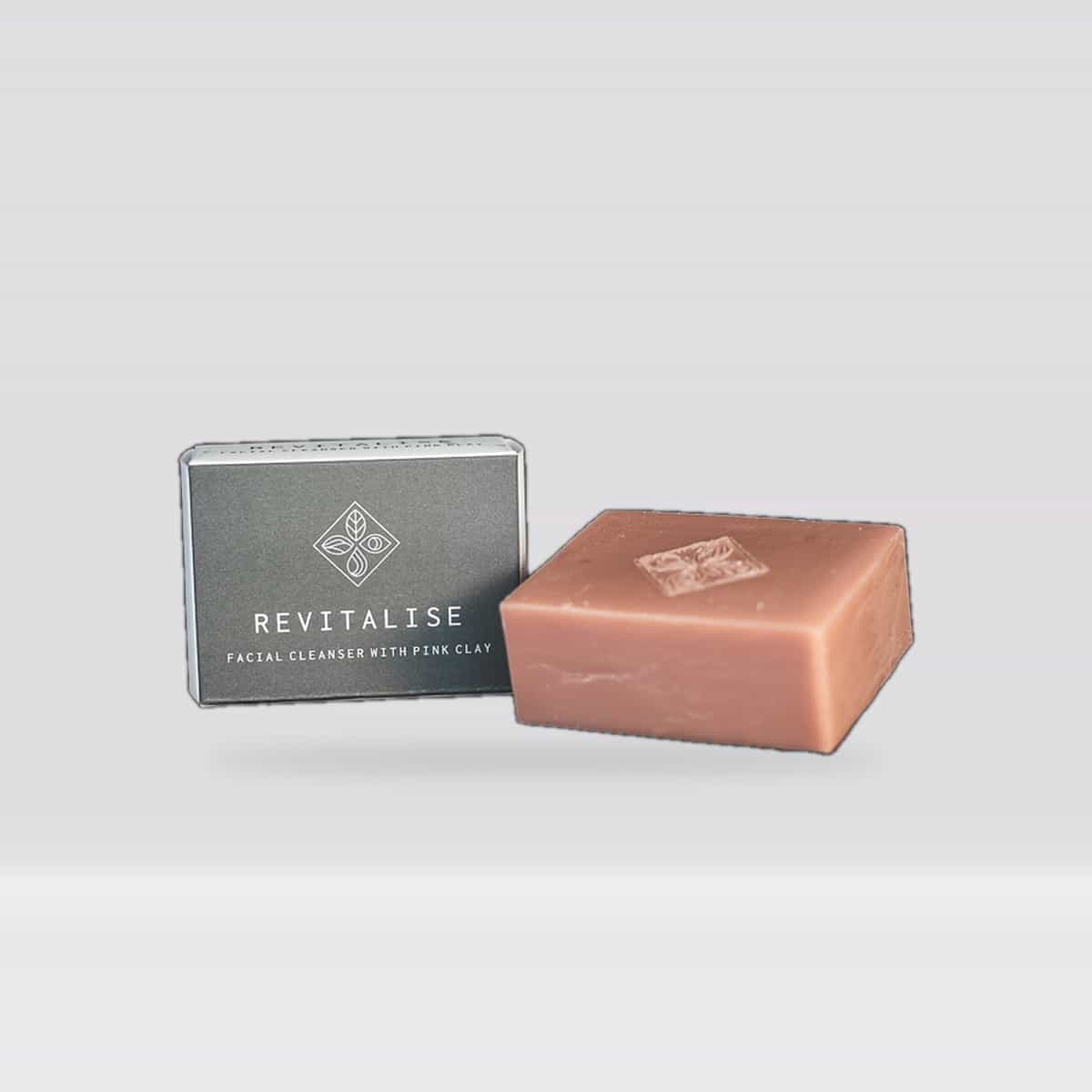 Base Soaps Base Bar Facial Cleanser Revitalise (with Pink Clay) (Boxed) 110g