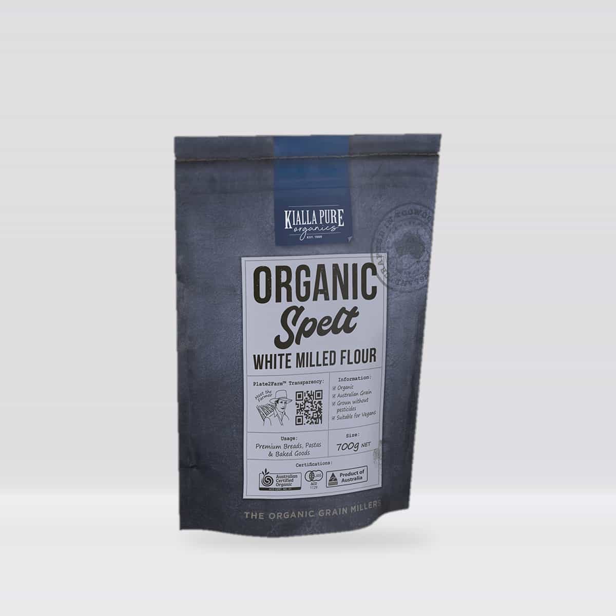 Kialla Pure Foods Organic Spelt Flour 700g