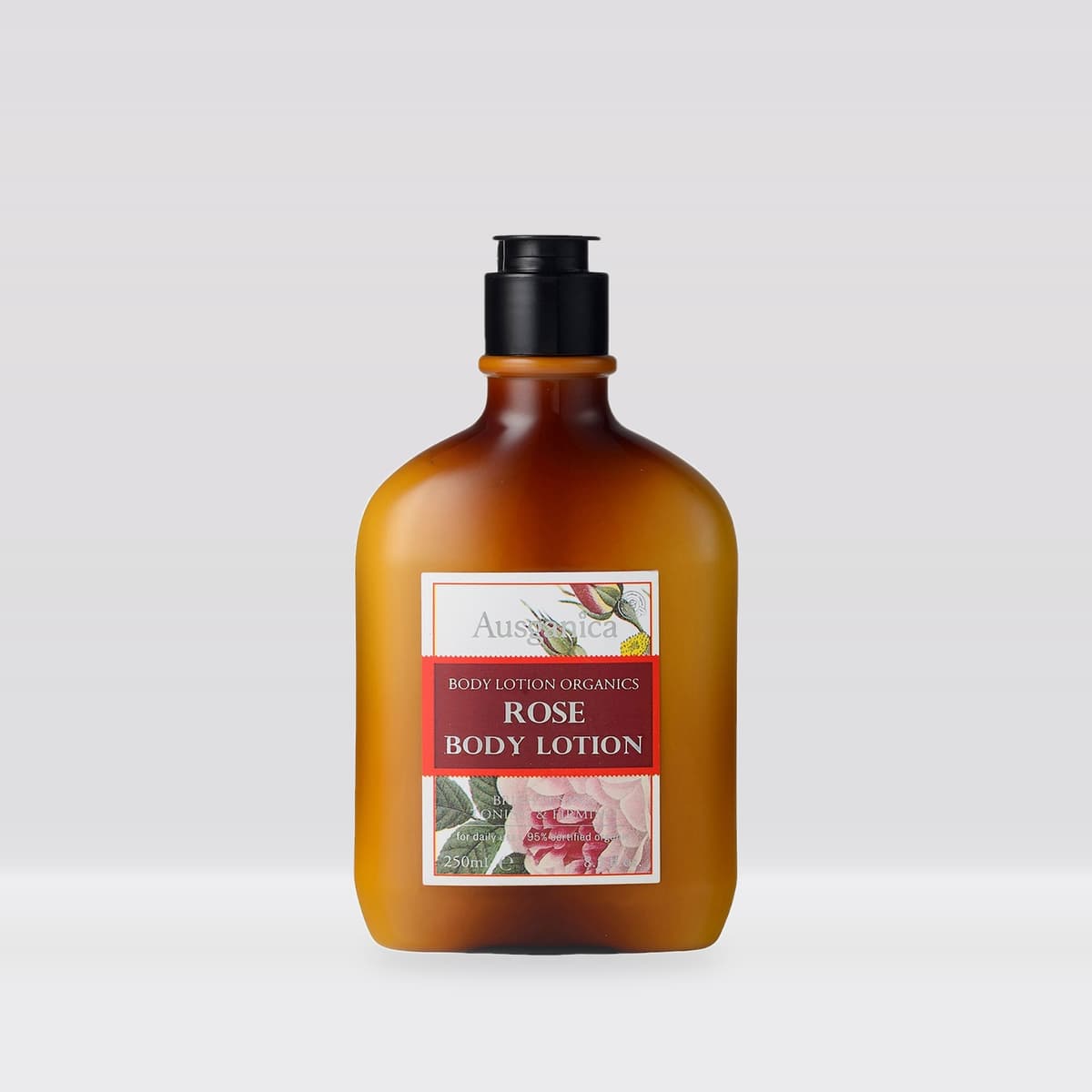 Ausganica Certified Organic Rose Body Lotion 250ml – Short Dated (Best Before Feb 2027)