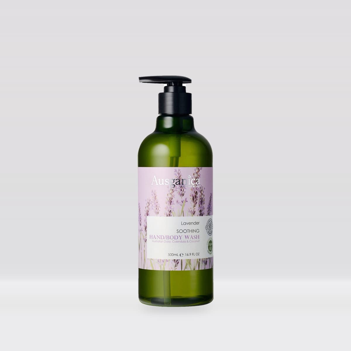 Ausganica Certified Organic Lavender Soothing Hand & Body Wash 500ml – Short Dated (Best Before Mar 2027)