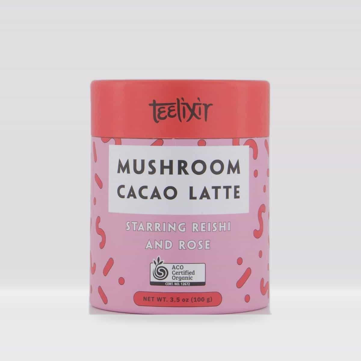 Teelixir Mushroom Cacao Latte with Reishi