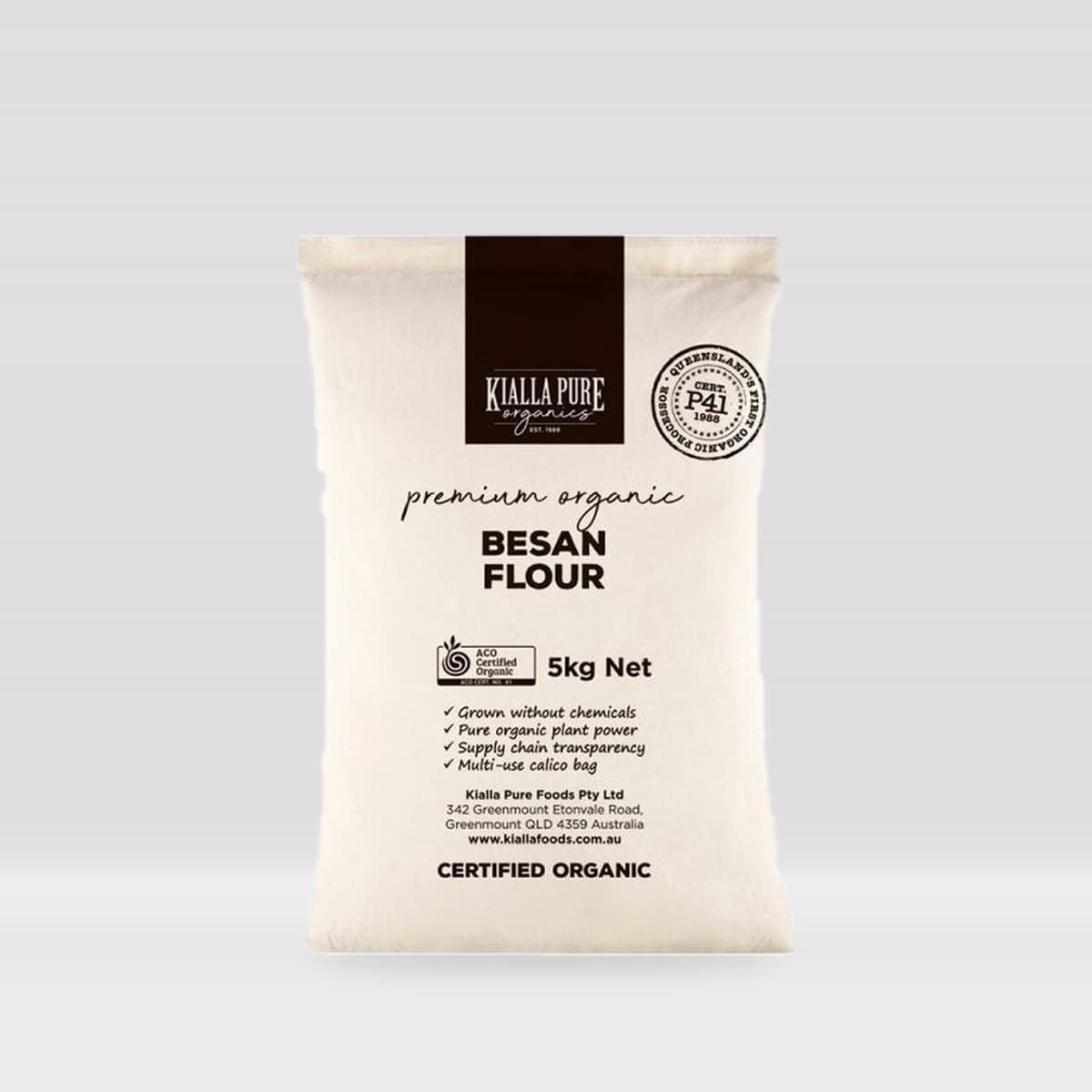 Kialla Pure Foods Organic Besan Flour 5kg