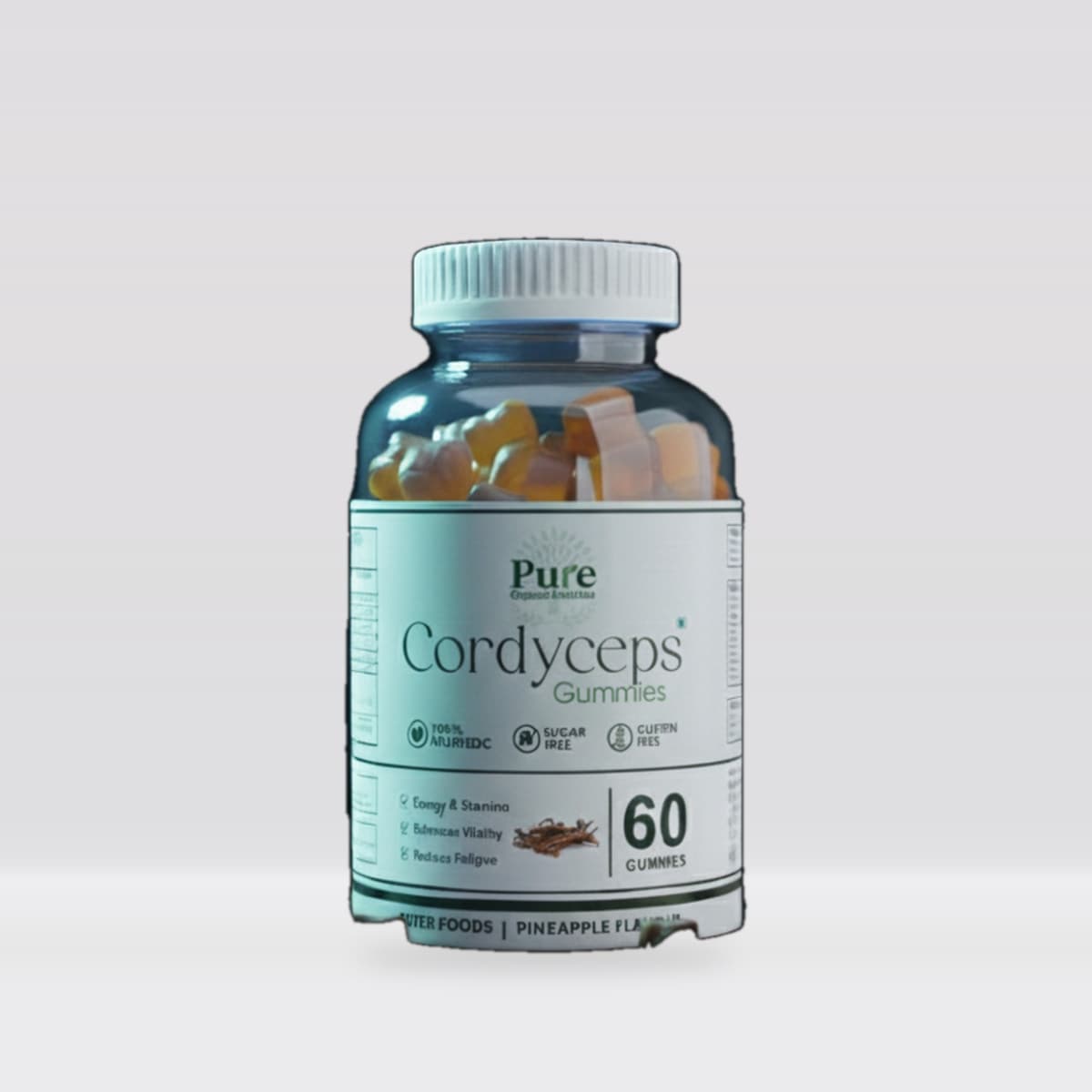 Pure Organics Australia Cordyceps Gummies 60 Gummies