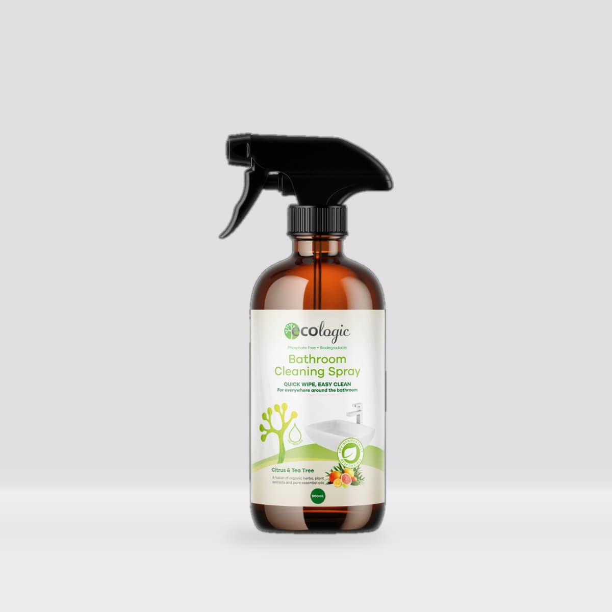 ECOLogic Citrus & Tea Tree Bathroom Cleaning Spray 500ml