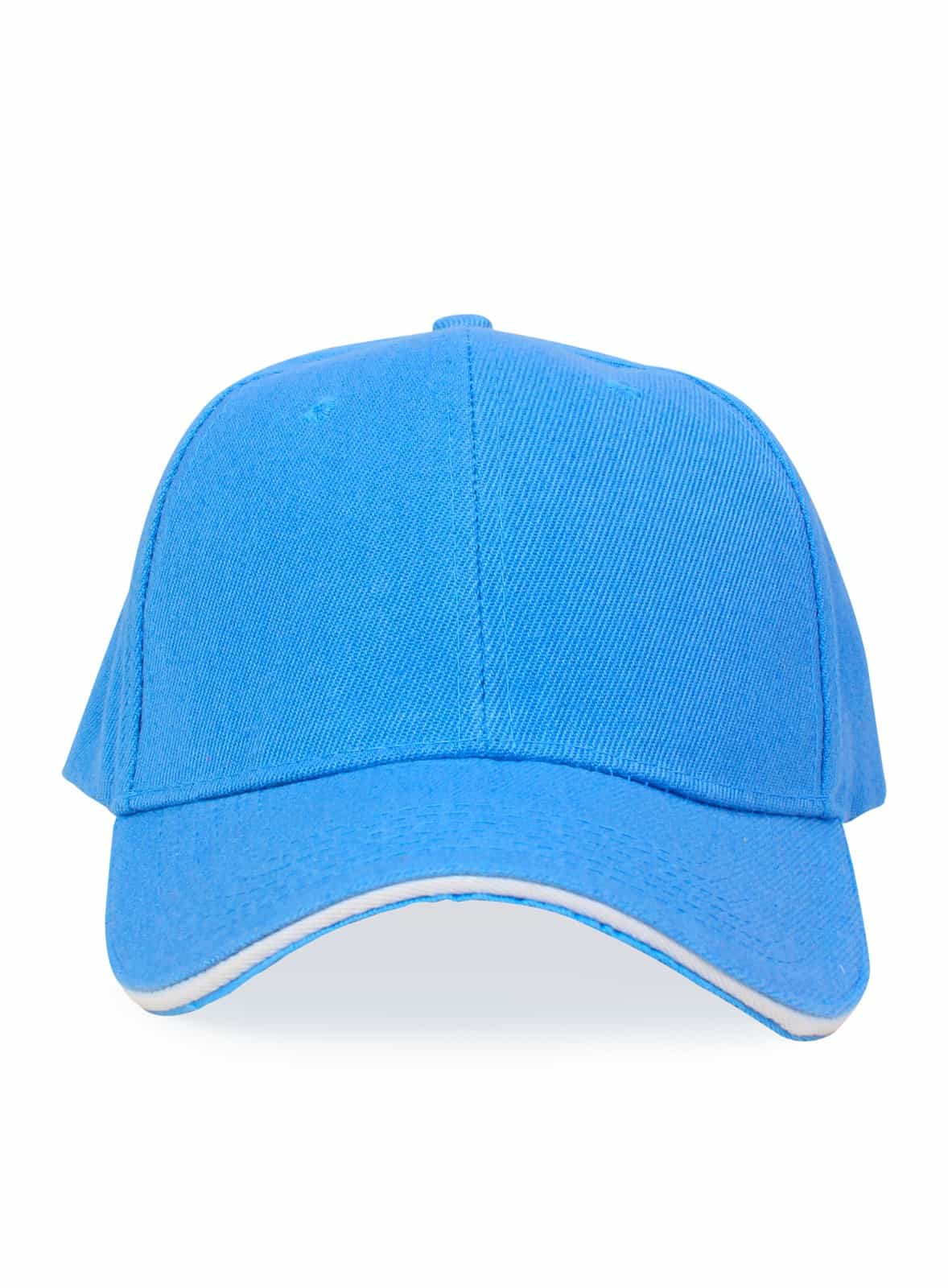 White Lotus Beauty White Lotus Pure Silk Lined Sports Cap - Sky Blue