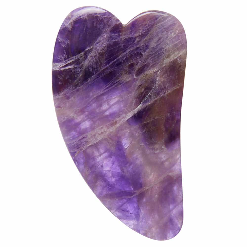White Lotus Beauty White Lotus Amethyst Gua Sha