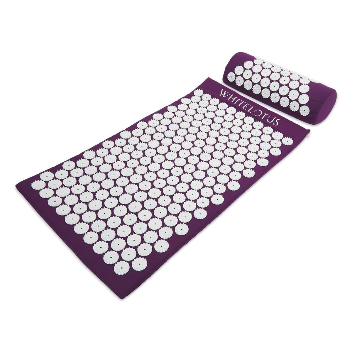White Lotus Memory Foam Acupressure Mat & Pillow