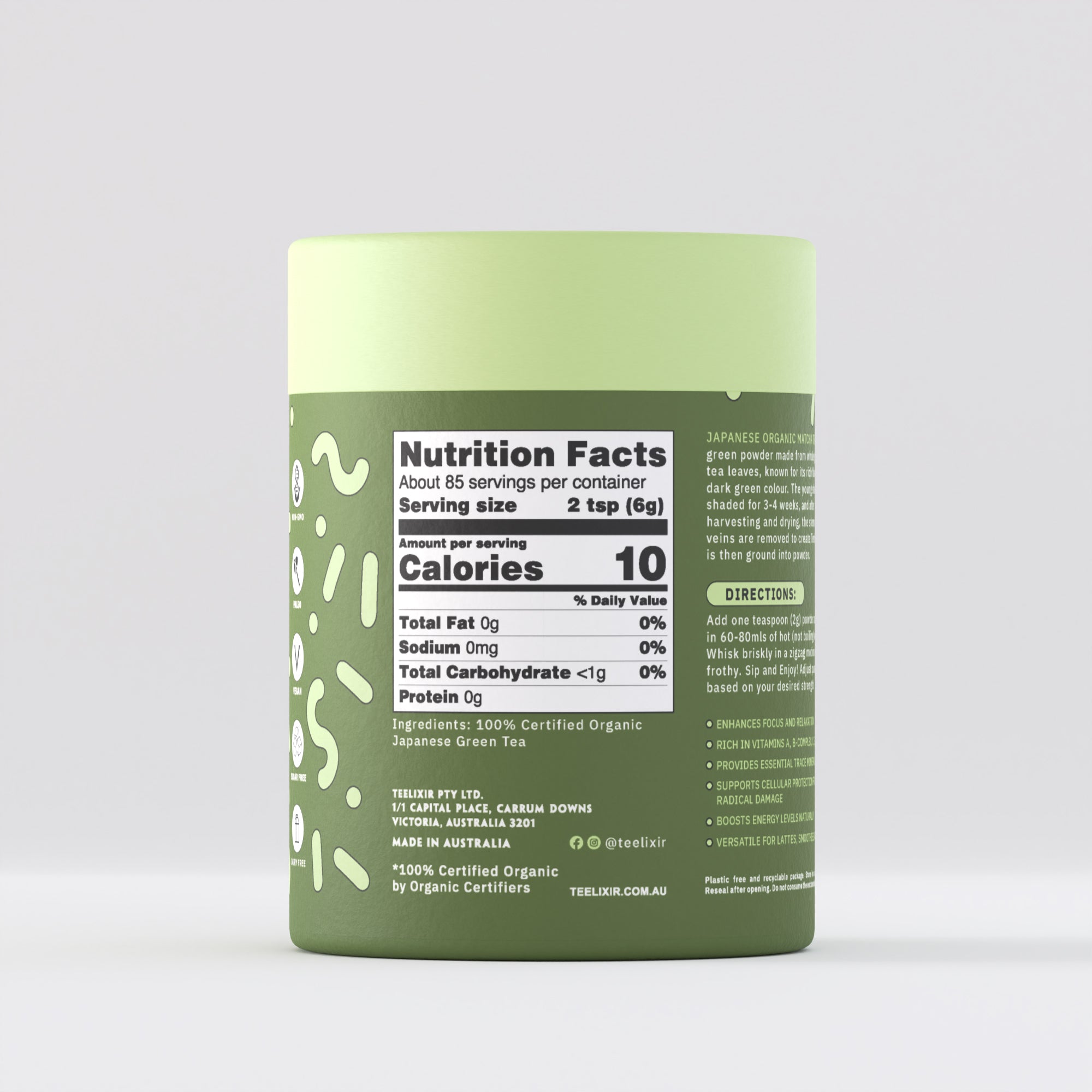 Teelixir Organic Japanese Matcha