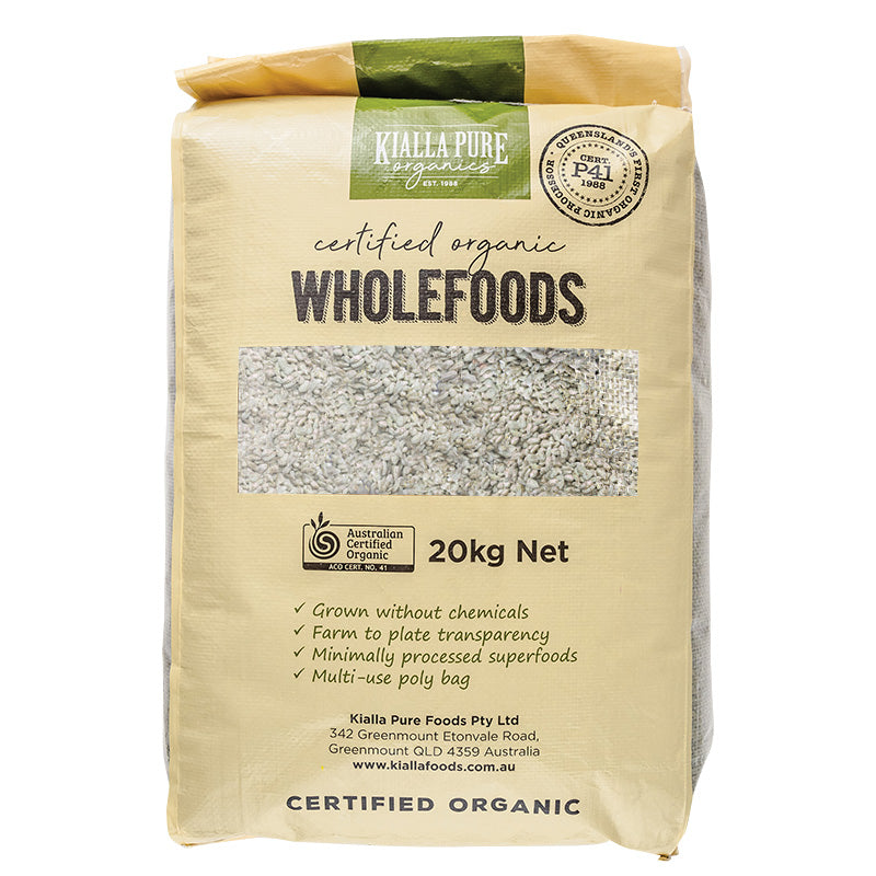 Kialla Pure Foods Organic Sunflower Kernels 20kg