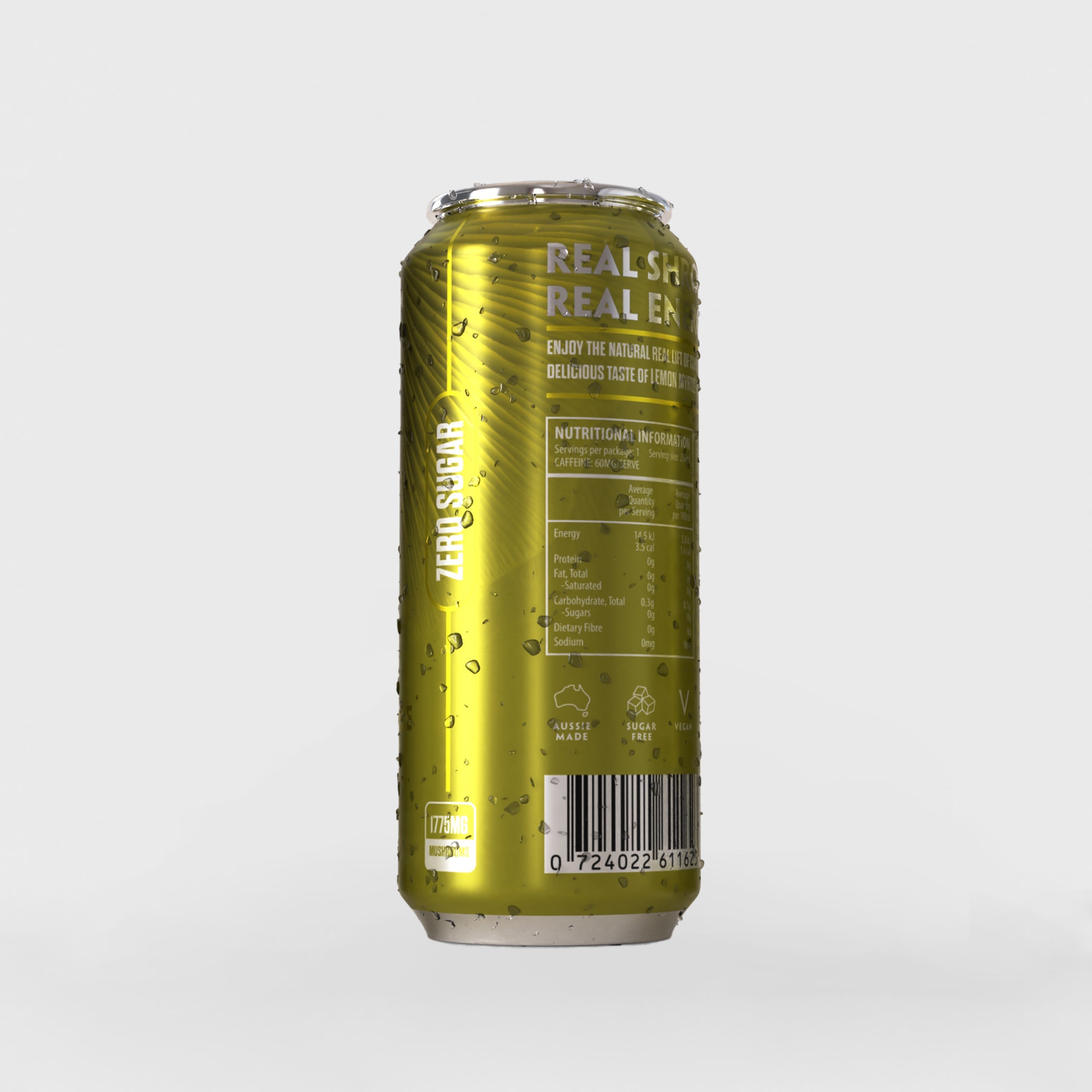 TLXR Sparkling Mushroom Elixir - Lemon Myrtle 250ml