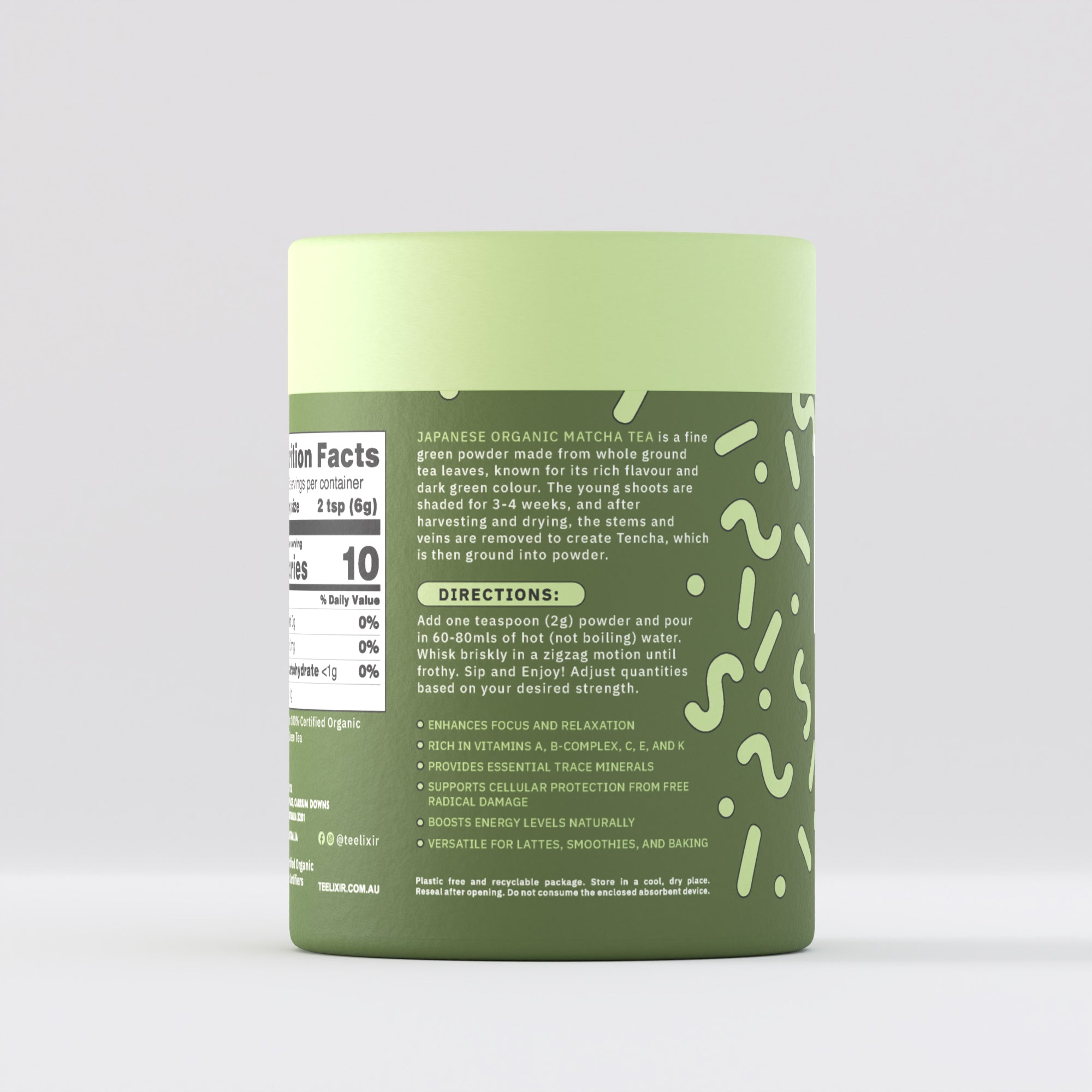 Teelixir Organic Japanese Matcha