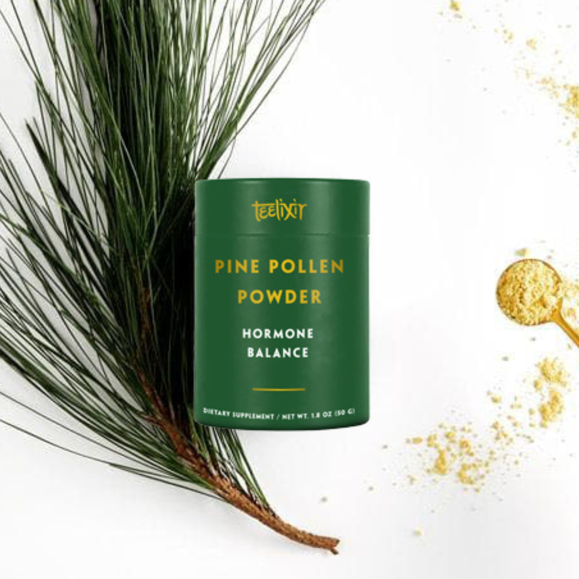 Teelixir Certified Organic Pine Pollen powder 50g