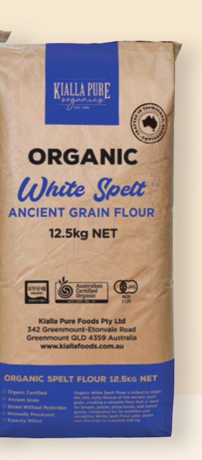 Kialla Pure Foods Organic Spelt Flour 12.5kg