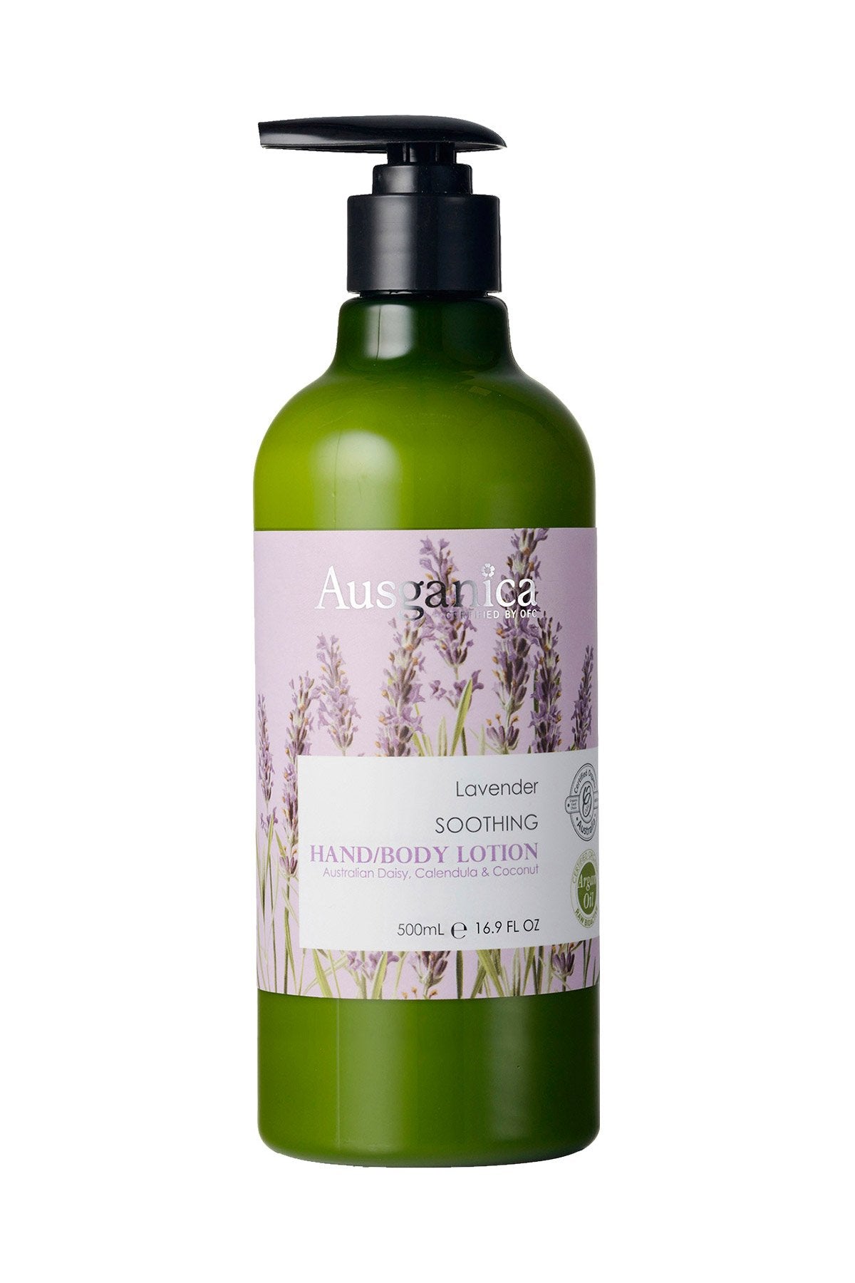 Ausganica Certified Organic Lavender Soothing Hand & Body Lotion 500ml