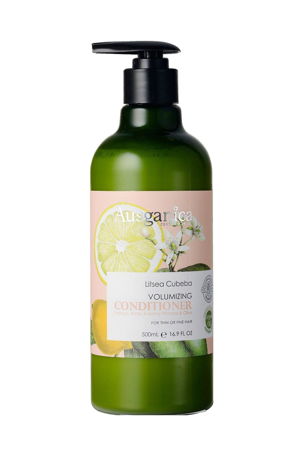 Ausganica Certified Organic Litsea Cubeba Volumizing Conditioner 500ml