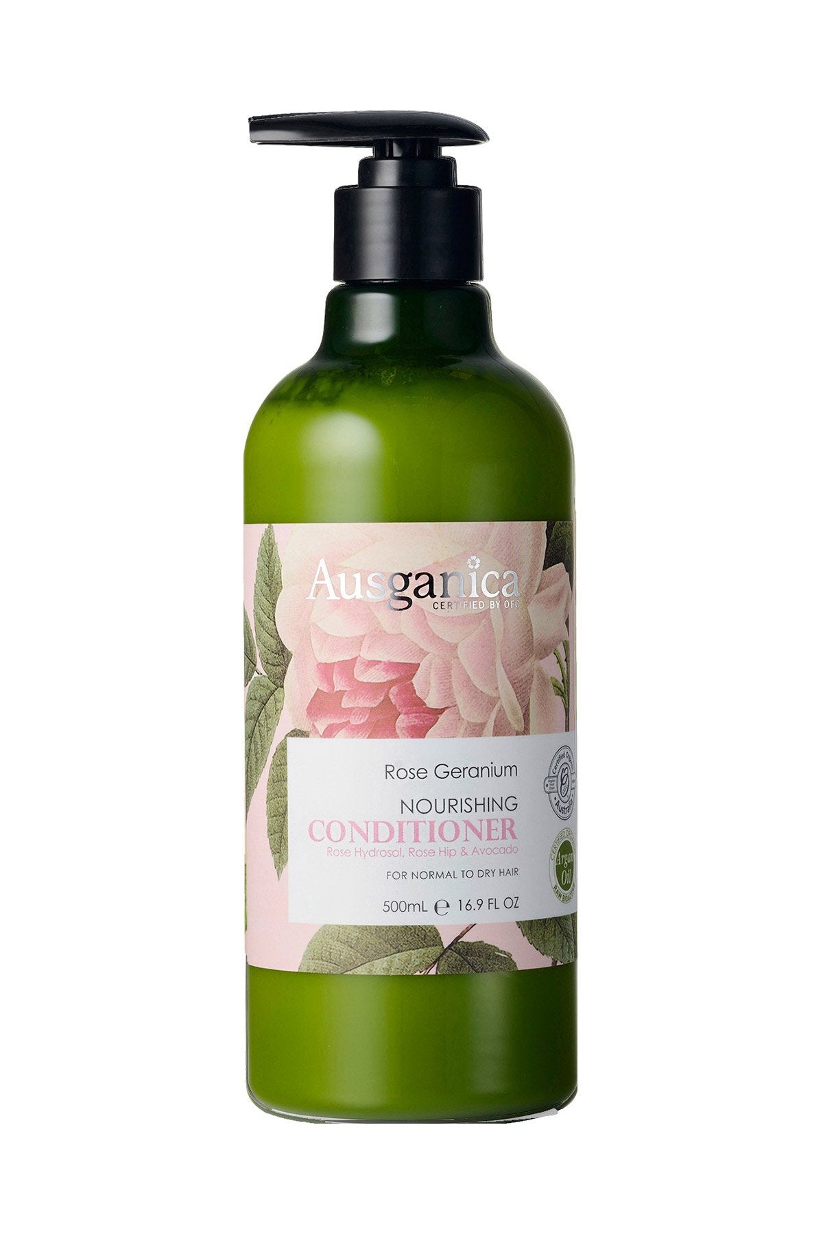 Ausganica Certified Organic Rose Geranium Nourishing Conditioner 500ml