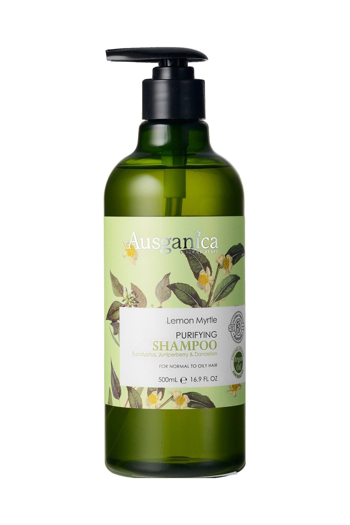 Ausganica Certified Organic Lemon Myrtle Purifying Shampoo 500ml